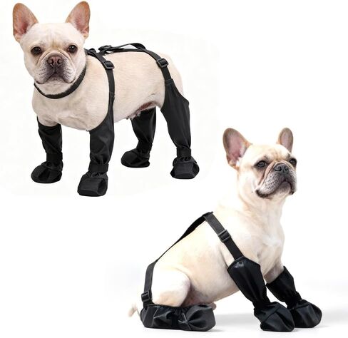Dog Shoes Small Size Dogs,Dog Rain Boots Booties,Dogs Boots Leggings with Anti-Slip Rugged Rubber Sole, Paw Protector, Perfect for Outdoor Walking, Hiking, Waterproof and Anti-Fall (XS) in Saudi Arabia