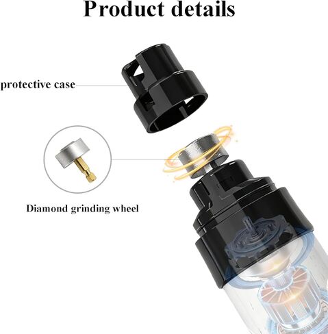 Silent Dog Nail Grinder Quiet Electric Pet Nail Trimmer File Painless Paws Grooming Tool with 2 Speed for Small Medium Large Dogs Cats Pet in Kuwait