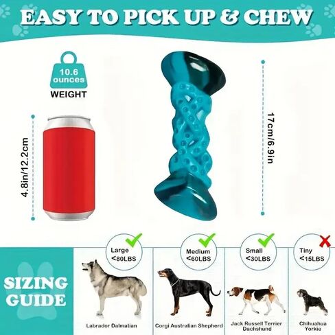 Durable Dog Toy for Aggressive Chewers,Dog toys for aggressive chewers,indestructible dog toy,dog chew toys,Tough Nylon Chew Toy for Large Breeds,Bacon Scented,Supports Dental Care and Reduces Boredom in Saudi Arabia