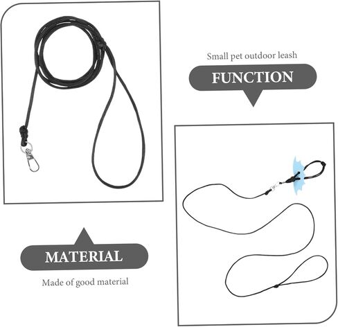 NUOBESTY Adjustable Lizard Harness Leash for Small Reptiles Portable Outdoor Walking Leash with Comfortable Rope for Bearded Dragon Leopard Gecko and Other Pets in Saudi Arabia