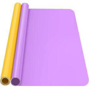 3 Pack Silicone Craft Mat, IKOCO 15.7"x 11.8" Silicone Mat Bulk Playdough Mat Nonslip and Nonstick Silicone Sheets for Crafts, Paint, Resin Casting Molds (Blue & Rose Red& Cyan) in Kuwait