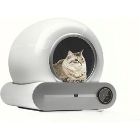Automatic Cat Litter Box Large Capacity for Multiple Cats,Intelligent Self-Cleaning Cat Litter Box with APP Control, Self Cleaning Large Cat Toilet, Automatic Cleaning, One Click Sand Change in Saudi Arabia