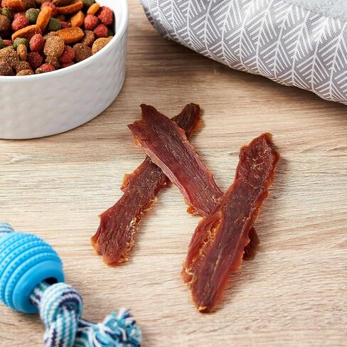 Golden|Rewards Duck Jerky Dog Treats, 16 oz Bag, Real Duck Breast, Only 3 Ingredients, Low Fat, Grain-Free, No by-Products, No Corn Wheat or Soy, Natural High Protein Chews for All Dog Sizes in Saudi Arabia