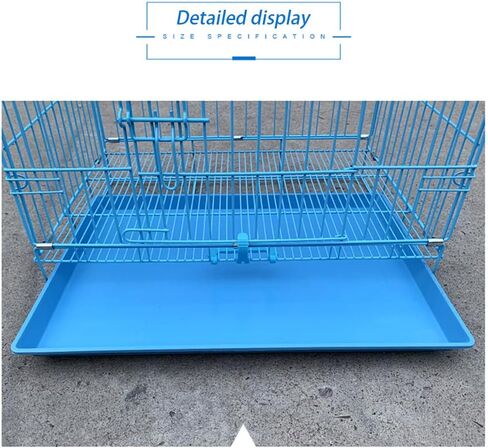 Pet Food Mat Waterproof Rubber for Replacement Tray Dog Crate Cages Crates Avoid Water or Spilling Out Dishwasher Safe Blue 13.4" LX10.2 WX1.2 H in Saudi Arabia