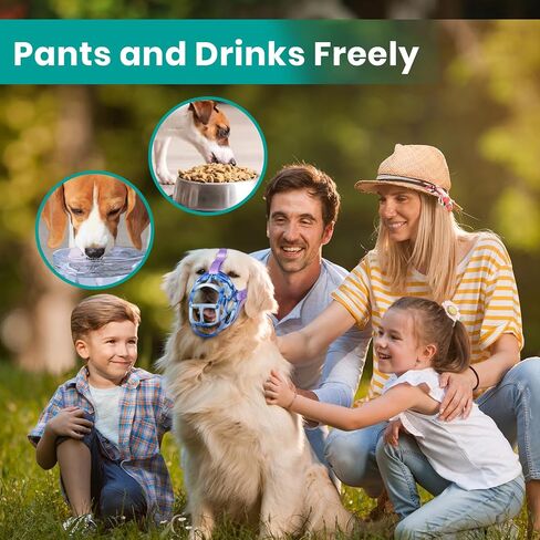 Dog Basket Muzzle, Anti-Biting Chewing Cage Muzzle, Lightweight and Comfortable, Allows Panting & Drinking, Transparent Size 1 in Saudi Arabia