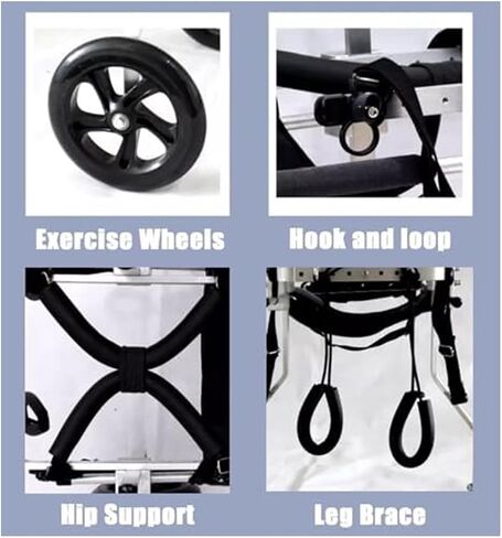 Large Pet Dog Wheelchair for German Shepherd, M/XL/XXL/XXXL Adjustable Mobility Rehabilitation Wheels, Disabled Hind Legs Walking for 15 to 60kg Dog in Saudi Arabia