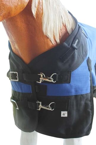 60" 1200D Foal Turnout Waterproof Fleece Lined Medium Winter Blanket 519LG06 in Kuwait