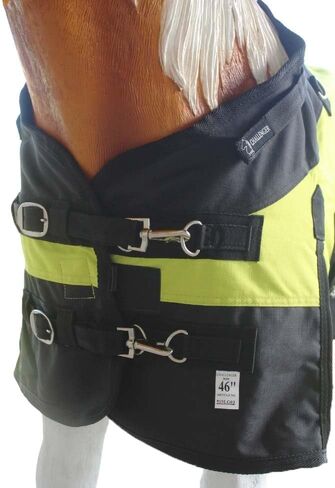 60" 1200D Foal Turnout Waterproof Fleece Lined Medium Winter Blanket 519LG06 in Saudi Arabia