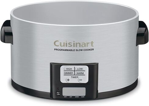 Cuisinart PSC-350 حزمة طباخ بطيء قابلة للبرمجة سعة 3.5 لتر من الفولاذ المقاوم للصدأ مع حزمة حماية محسنة CPS لمدة عامين in Saudi Arabia