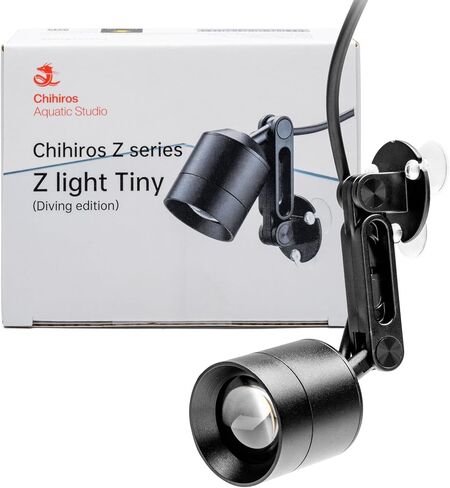 Chihiros Z Light - App Controlled Aquarium Spotlight, Dimmable Fish Tank Grow Light, Small LED for Planted Tanks - 2800-8000K Customizable Aquarium Light - Normal, Black in Saudi Arabia