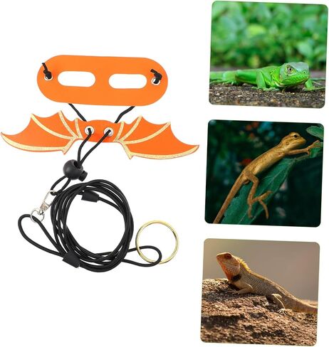 5Pcs Adjustable Reptile Wing Leash Harness for Small Lizards and Geckos Soft Comfortable Design for Outdoor Walking and Training in Saudi Arabia