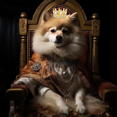 Abbylike Pet Rhinestone King Crown Small Size, Queen Crown for Halloween Costume for Small Dog Cat Cosplay Party Accessories Adoption Celebration Wedding Birthday Photos Prop Costume in Saudi Arabia