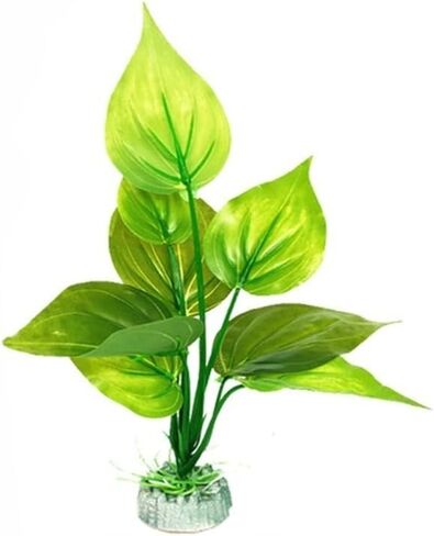 1PC Fish Aquarium Plants Artificial Plastic GreenGrass Weed Plant Aquarium Ornament Fish Tank Decoration (L) in Saudi Arabia