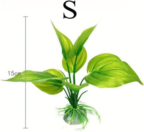 1PC Fish Aquarium Plants Artificial Plastic GreenGrass Weed Plant Aquarium Ornament Fish Tank Decoration (L) in Saudi Arabia