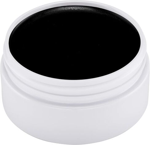 CCbeauty Halloween Makeup 7.4oz Large Black White Cream Face Paint Set with 10 Sponges, Non Toxic Body Painting Kit for Adult Dress Up Mime Skeleton Skull Costume Cosplay Makeup in Kuwait
