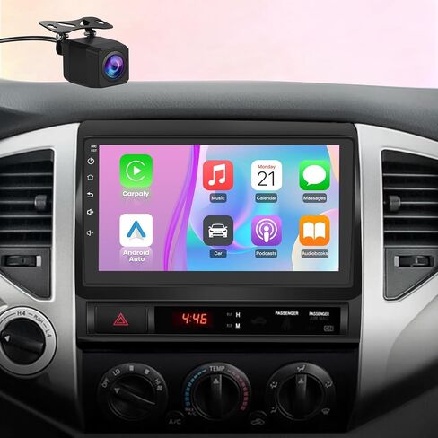 Car Radio for Toyota Tacoma 2005-2015 Built-in carplay Android Anto,9 inch Android 12 Car Stereo Head Unit 2G RAM 32GROM with DSP WiFi GPS Navigation Bluetooth Steering Wheel Control in Saudi Arabia