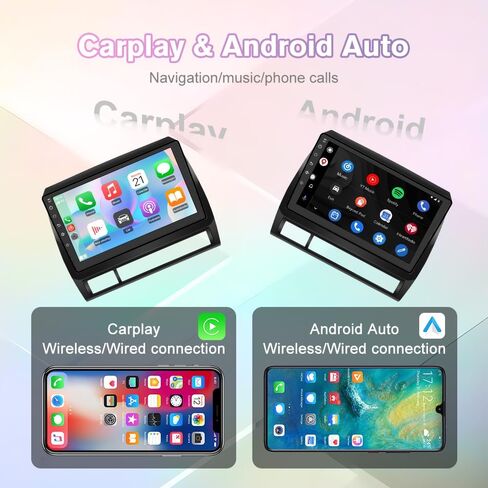 Car Radio for Toyota Tacoma 2005-2015 Built-in carplay Android Anto,9 inch Android 12 Car Stereo Head Unit 2G RAM 32GROM with DSP WiFi GPS Navigation Bluetooth Steering Wheel Control in Saudi Arabia