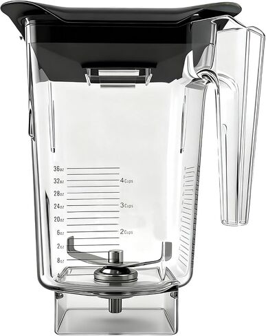 لكوب إبريق بديل Blendtec Wildside+ Jar متوافق مع حاوية السلسلة الكلاسيكية/المصممة/المحترفة/التجارية - سعة مزج 36 أونصة، ضمان كامل لمدة عامين in Kuwait