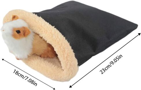 حقيبة نوم الهامستر، سرير شتوي ناعم دافئ، قطيفة صغيرة لعش الحيوانات الأليفة، كيس مخبأ، كيس للقنفذ، خنزير غينيا، السنجاب، الحيوانات الصغيرة (لون عشوائي) in Kuwait
