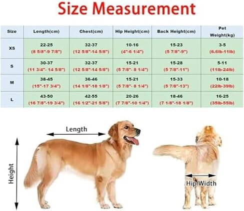 Adjustable Dog Rehabilitation Cart Pet Assistant Device, 2 Wheels Wheelchair Stroller for Doggy Cat Back Legs, Disabled Dog Mobility Assisted Car(Medium) in Saudi Arabia