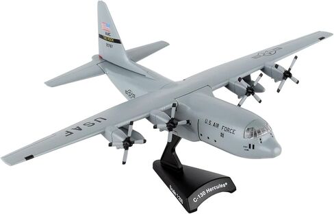 دارون ختم بريدي يو اس ايه اف C-130 1/200 احتياطي 617 نموذج طائرة من وورلد وايد تريدينج، ابيض in Kuwait