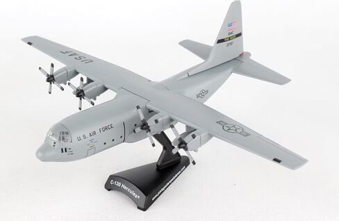 دارون ختم بريدي يو اس ايه اف C-130 1/200 احتياطي 617 نموذج طائرة من وورلد وايد تريدينج، ابيض in Kuwait