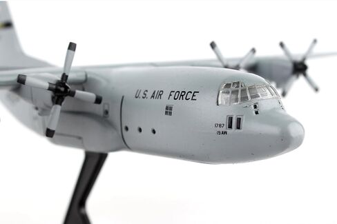 دارون ختم بريدي يو اس ايه اف C-130 1/200 احتياطي 617 نموذج طائرة من وورلد وايد تريدينج، ابيض in Kuwait