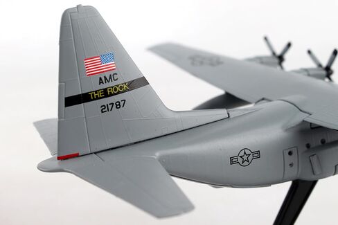 دارون ختم بريدي يو اس ايه اف C-130 1/200 احتياطي 617 نموذج طائرة من وورلد وايد تريدينج، ابيض in Kuwait