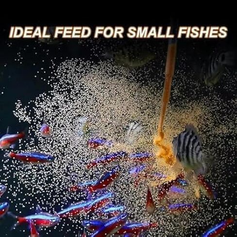 Brine Shrimp Eggs Fish Food - Sea Monkey Eggs 90% Hatch Rate Aquatic Foods for Freshwater & Saltwater Fish, Shrimp, Fry (0.7oz) in Saudi Arabia
