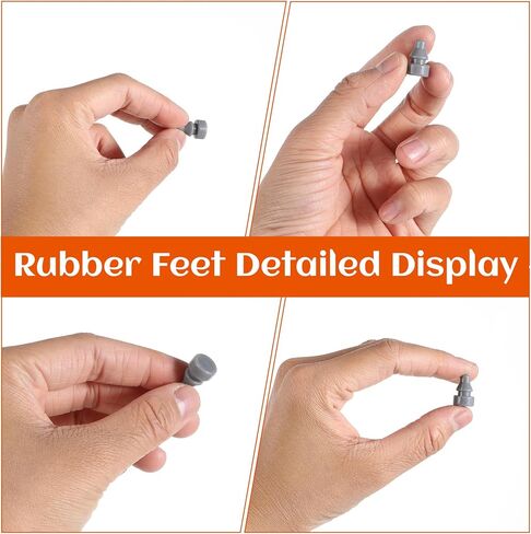 8Pcs Rubber Feet for Slow Cookers Replaceable Slow Cooker Legs Pot Insert Accessories Prevent Scratches Marks and Damages Rubber Push-in Bumper, Gray in Saudi Arabia