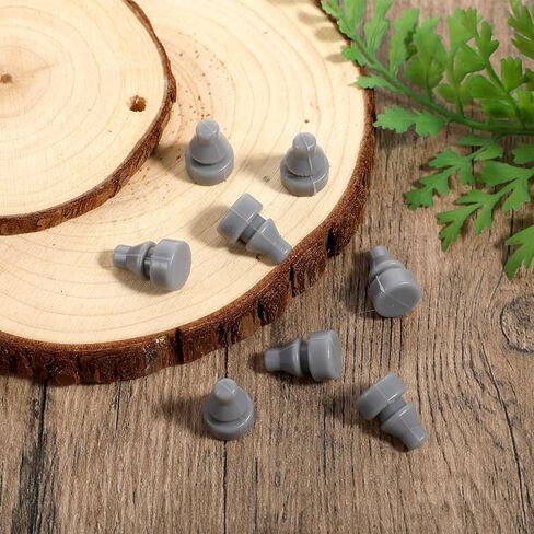 8Pcs Rubber Feet for Slow Cookers Replaceable Slow Cooker Legs Pot Insert Accessories Prevent Scratches Marks and Damages Rubber Push-in Bumper, Gray in Saudi Arabia