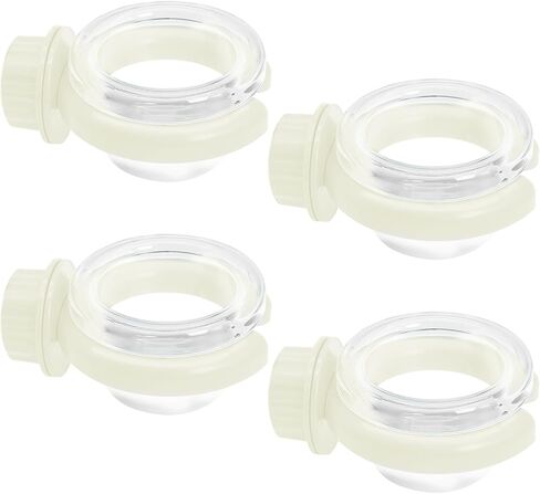 PINVNBY 4 PCS Birds Cage Feeders with Clamp, Transparency Feeding Dish Cups Easy to Install Bird Bowls Small-Sized Detachable Parakeet Feeder for Finches Lovebirds（Green） in Saudi Arabia