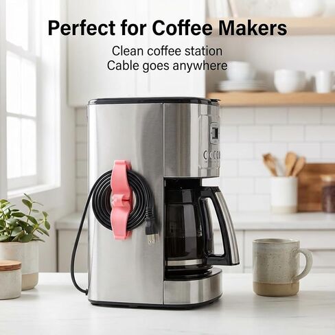 12 Pack Cord Organizer for Kitchen Appliances - Space-Saving Cable Holder for Mixer, Coffee Maker, Pressure Cooker (Upgraded Design) in Saudi Arabia