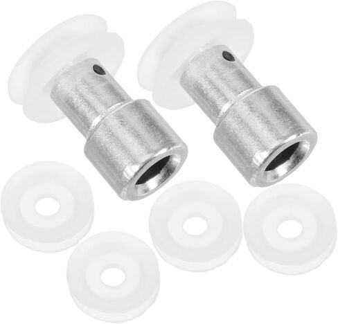 Veemoon 8Pcs Cooker Float Valve with Silicone Gaskets Replacement Parts for Efficient Sealing and Safety Compatible with Models in Saudi Arabia