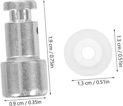 Veemoon 8Pcs Cooker Float Valve with Silicone Gaskets Replacement Parts for Efficient Sealing and Safety Compatible with Models in Saudi Arabia