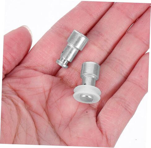 Veemoon 8Pcs Cooker Float Valve with Silicone Gaskets Replacement Parts for Efficient Sealing and Safety Compatible with Models in Saudi Arabia
