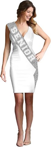 Senior Sash - Senior Night Party Decorations - Sports Event Sash Cheer Squad Dance Team in Kuwait