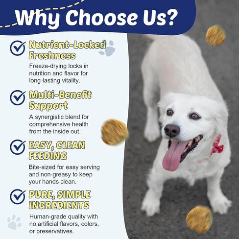 ZEBORA Salmon Oil for Dogs, Omega 3 Fish Oil for Dogs Skin and Coat with EPA & DHA, Zinc, Biotin, Quercetin, Vitamin C & E for Dog Allergy Relief, Hot Spot Treatment, Control Dog Shedding, 180 Chews in Kuwait