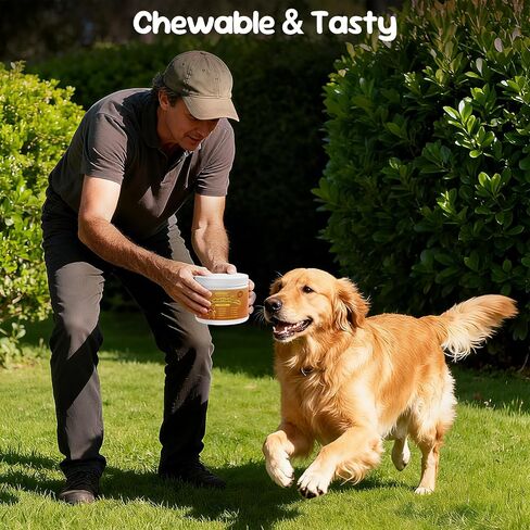 Multivitamin for Dogs - All-in-One Daily Supplement | Supports Joint, Heart, Skin, Digestion, Immune System & Liver Health (120 Chews Chicken) in Saudi Arabia