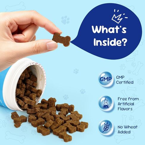 Multivitamin for Dogs - All-in-One Daily Supplement | Supports Joint, Heart, Skin, Digestion, Immune System & Liver Health (120 Chews Chicken) in Saudi Arabia
