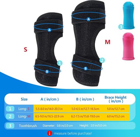 حزام رفع الكلاب قابل للتعديل، حبال كبيرة للكلاب، دعم للساق الخلفية، دعم ناعم للرفع للأرجل الخلفية الضعيفة، إعادة تأهيل الكلاب الكبيرة بعد الجراحة + مجموعة فرش أسنان للحيوانات الأليفة - طويلة وقصيرة M in Kuwait