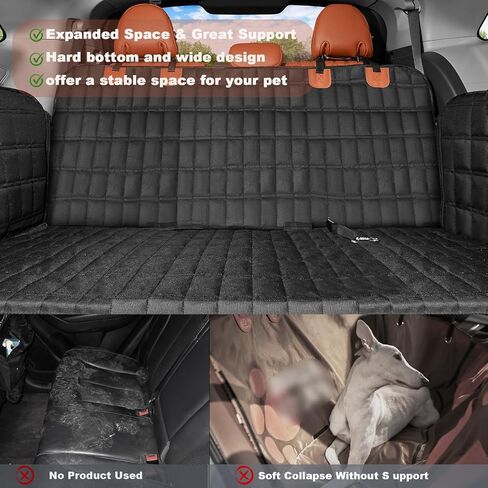 For Toyota Sienna Accessories 2025 Dog Car Seat Cover - Back Seat Extender Hard Bottom Seat Cover Dog Hammock Heavy Duty, Anti-Scratch & Waterproof Pet 3nd Row Seat Mat Protector for Sienna 2021-2025 in Saudi Arabia