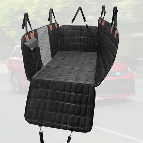 For Toyota Sienna Accessories 2025 Dog Car Seat Cover - Back Seat Extender Hard Bottom Seat Cover Dog Hammock Heavy Duty, Anti-Scratch & Waterproof Pet 3nd Row Seat Mat Protector for Sienna 2021-2025 in Saudi Arabia