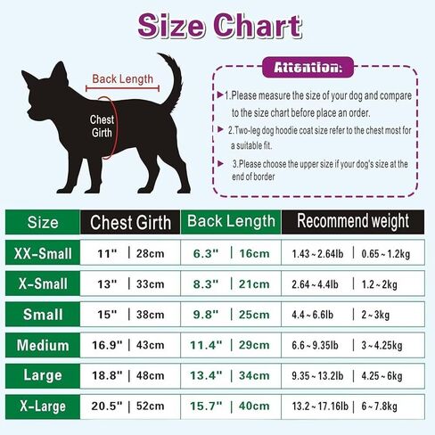 Small Dog Warm Hoodie with Pockets, Chihuahua Puppy Sweatshirt Clothing Coat in Saudi Arabia