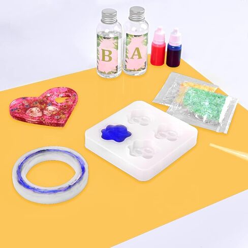 3 Pack Silicone Craft Mat, IKOCO 15.7"x 11.8" Silicone Mat Bulk Playdough Mat Nonslip and Nonstick Silicone Sheets for Crafts, Paint, Resin Casting Molds (Blue & Rose Red& Cyan) in Kuwait