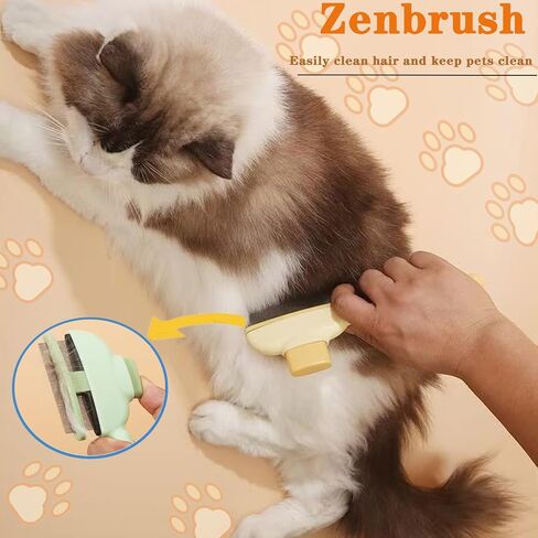 Zenbrush للقطط، مشط البراغيث للقطط، قفازات إزالة شعر الحيوانات الأليفة من Viorane، فرشاة إزالة شعر الحيوانات الأليفة، فرشاة للقطط، فرشاة للكلاب، أداة تنظيف شعر الحيوانات الأليفة in Kuwait