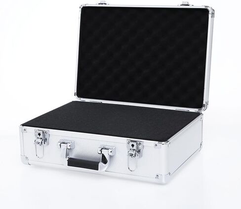 15in Aluminum Hard Case with DIY Customizable Foam Insert (14 x 9 x 4in Interior) in Saudi Arabia