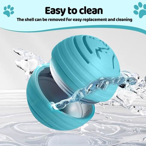 Smart Jumping Ball Dog Toy, Automatic Moving Pet Ball, Suitable for Toy Balls for Small Dogs and Cats(Blue) in Saudi Arabia