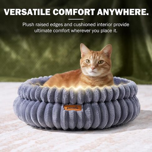 Cat Desk Bed, Desk-Mounted Cat's Perch with 360° Rotation & Adjustable Height, Supports Up to 40LBS, Desktop/Flat Surface Use, Cozy Elevated Kitten Hammock/Nest for Indoor Cats & Home Office in Saudi Arabia
