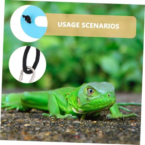 5Pcs Adjustable Lizard Harness Leash with Wings Reptile Walking Gear for Small Pets Comfortable and Skin-Friendly Outdoor Training Accessory for Geckos and Bearded Dragons in Saudi Arabia